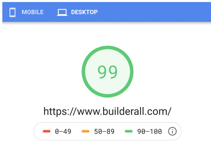 Leadpages vs Builderall: BuilderallPage Load Speed