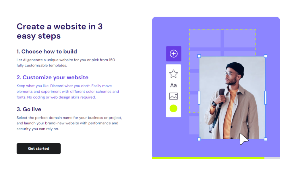 hostinger website builder: Drag-and-Drop Interface